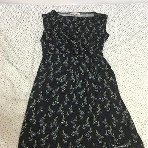 Floral little black dress lbd from Loft